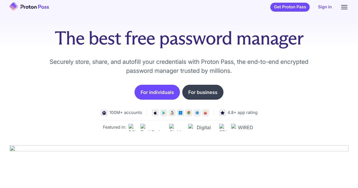 Proton Pass screenshot 1