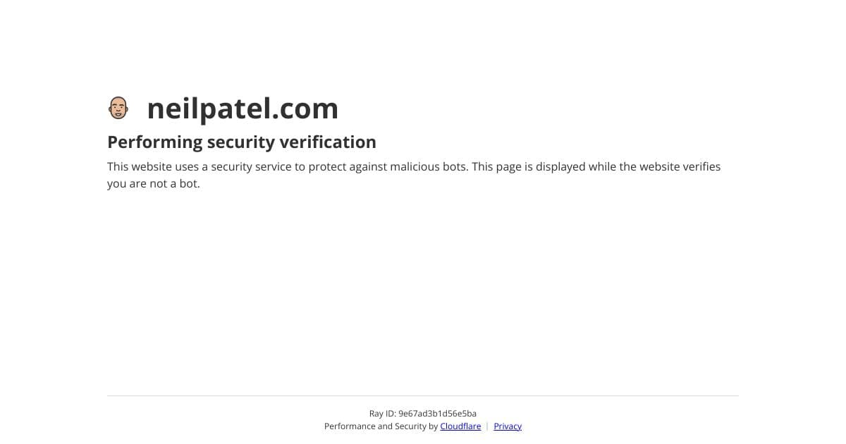 Neil Patel UberSuggest screenshot 1