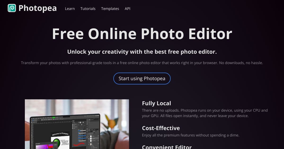 Photopea screenshot 1