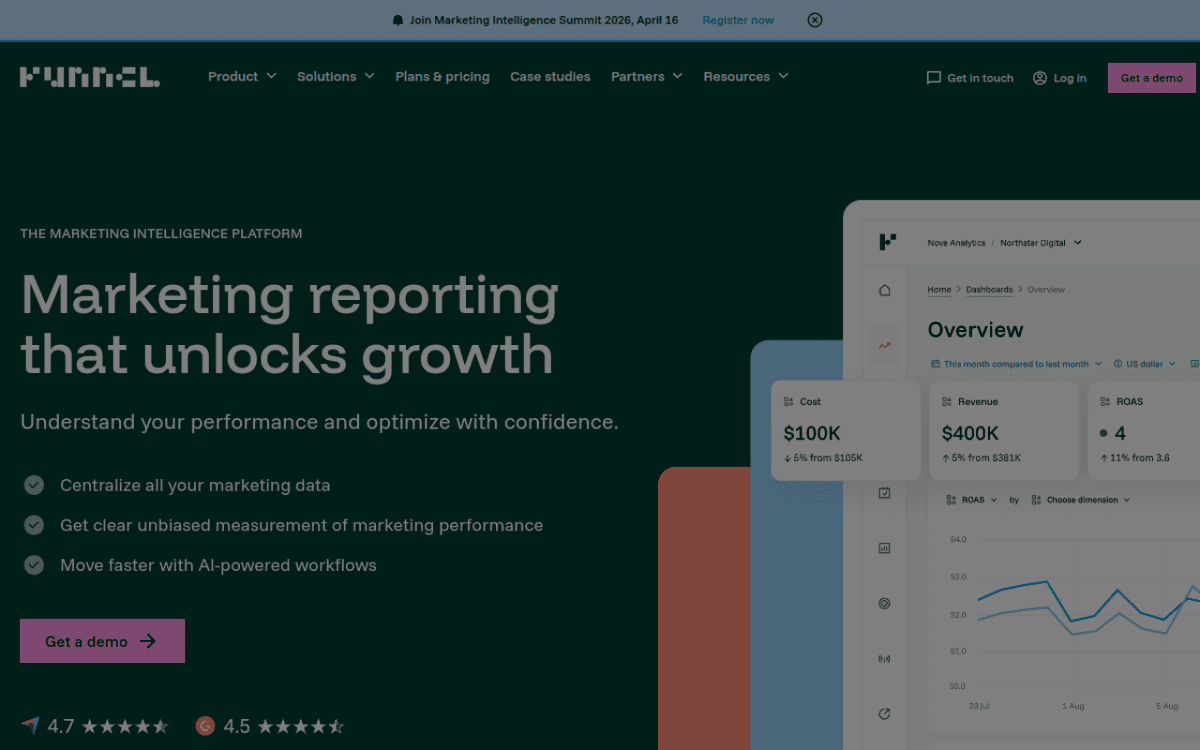 Funnel.io screenshot 1