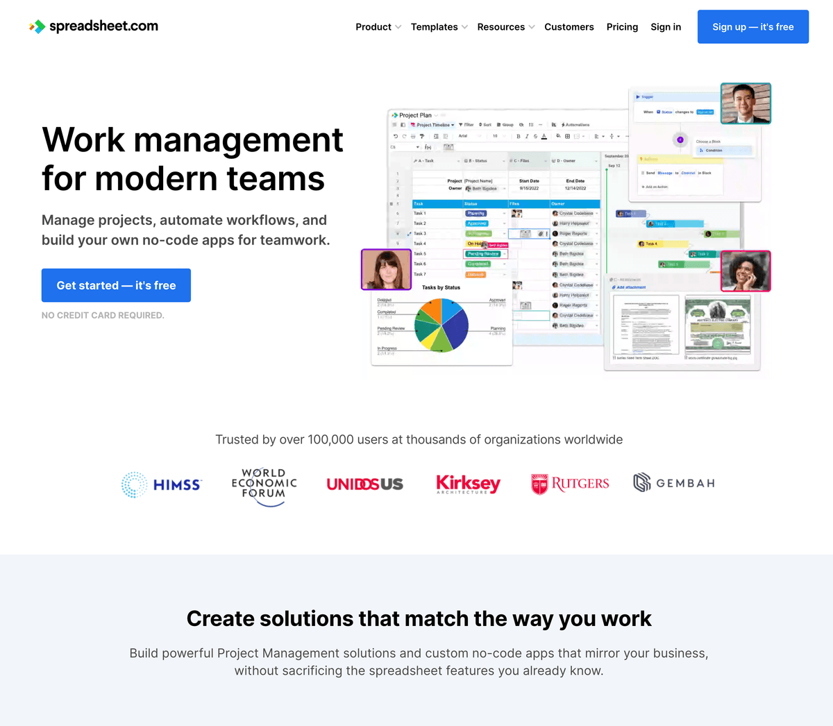 Spreadsheet  screenshot 1