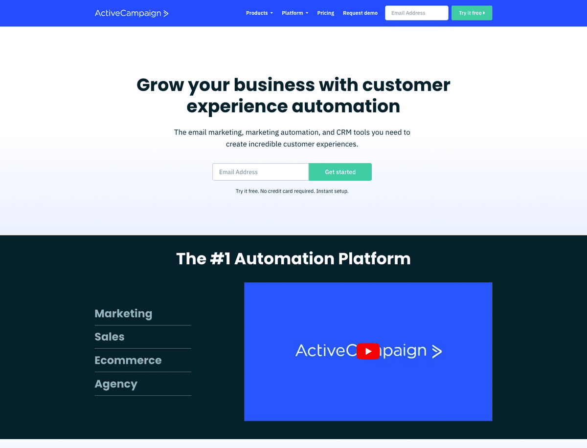ActiveCampaign screenshot 1