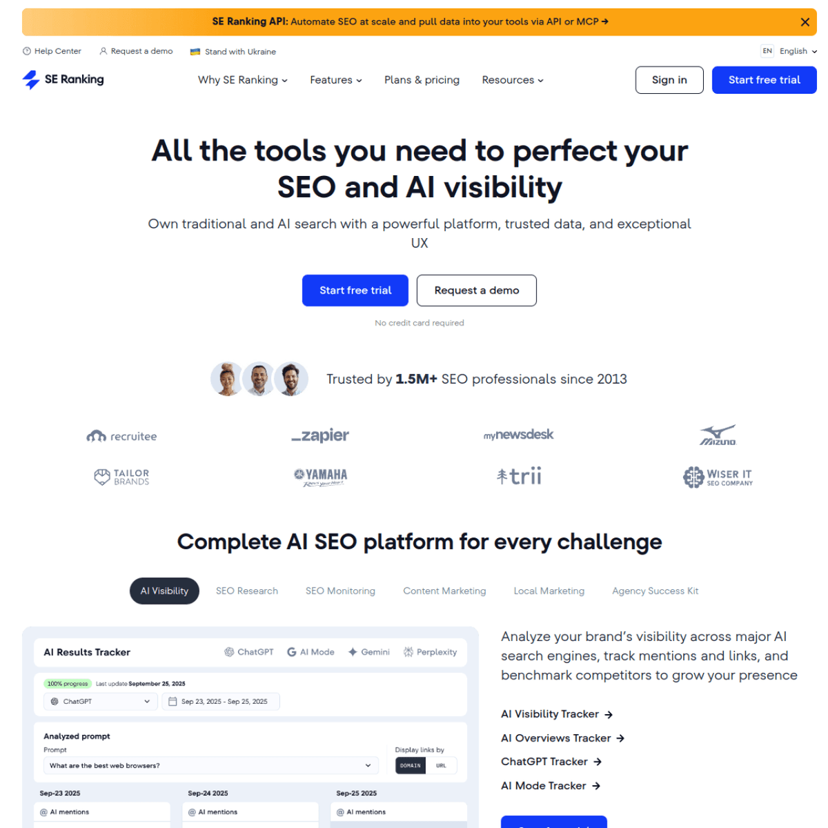 SERanking screenshot 1