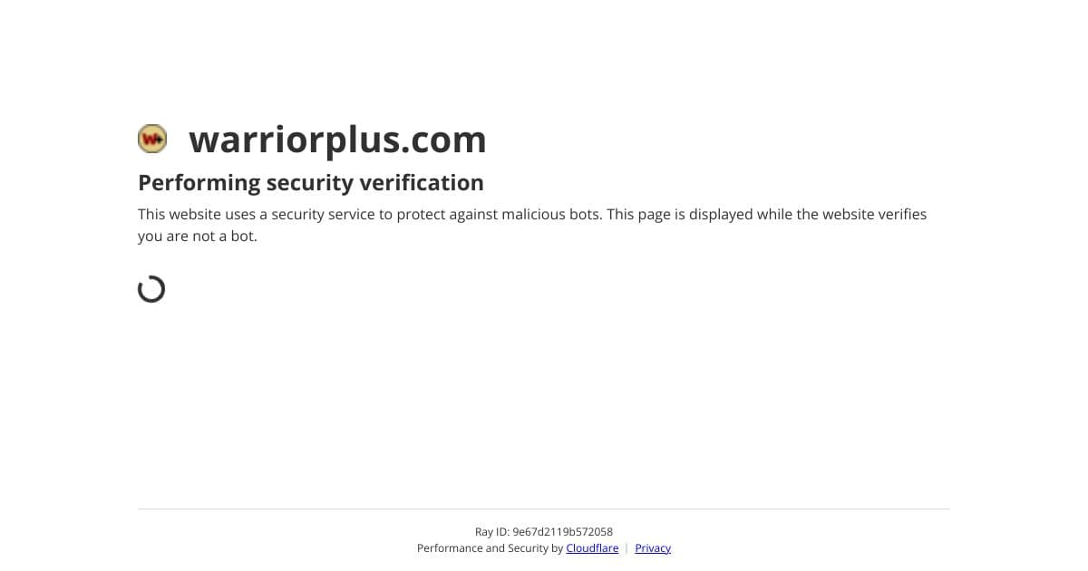 WarriorPlus screenshot 1