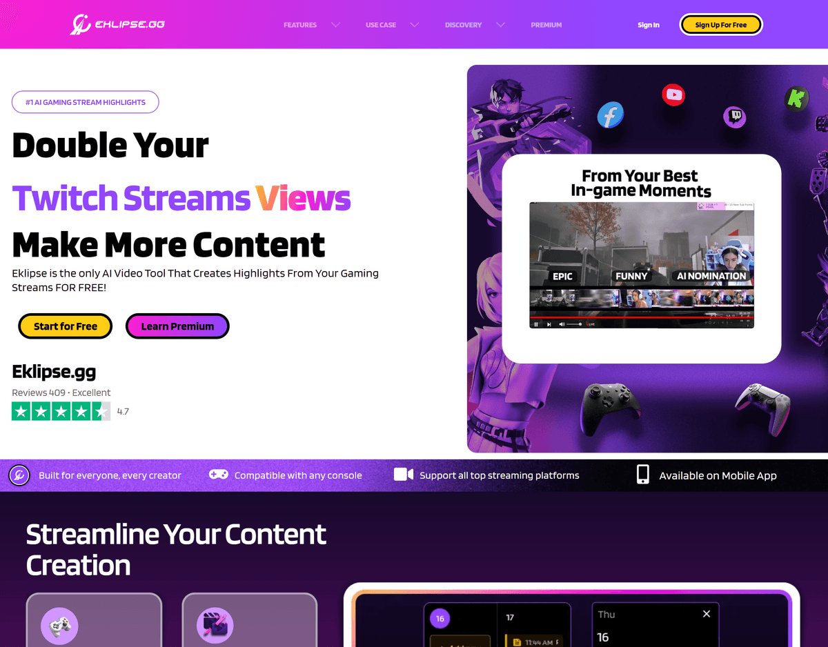 Eklipse screenshot 1