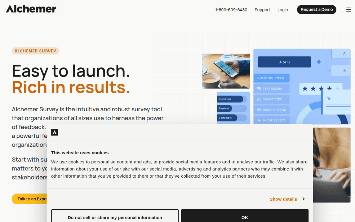 Alchemer Survey screenshot 1