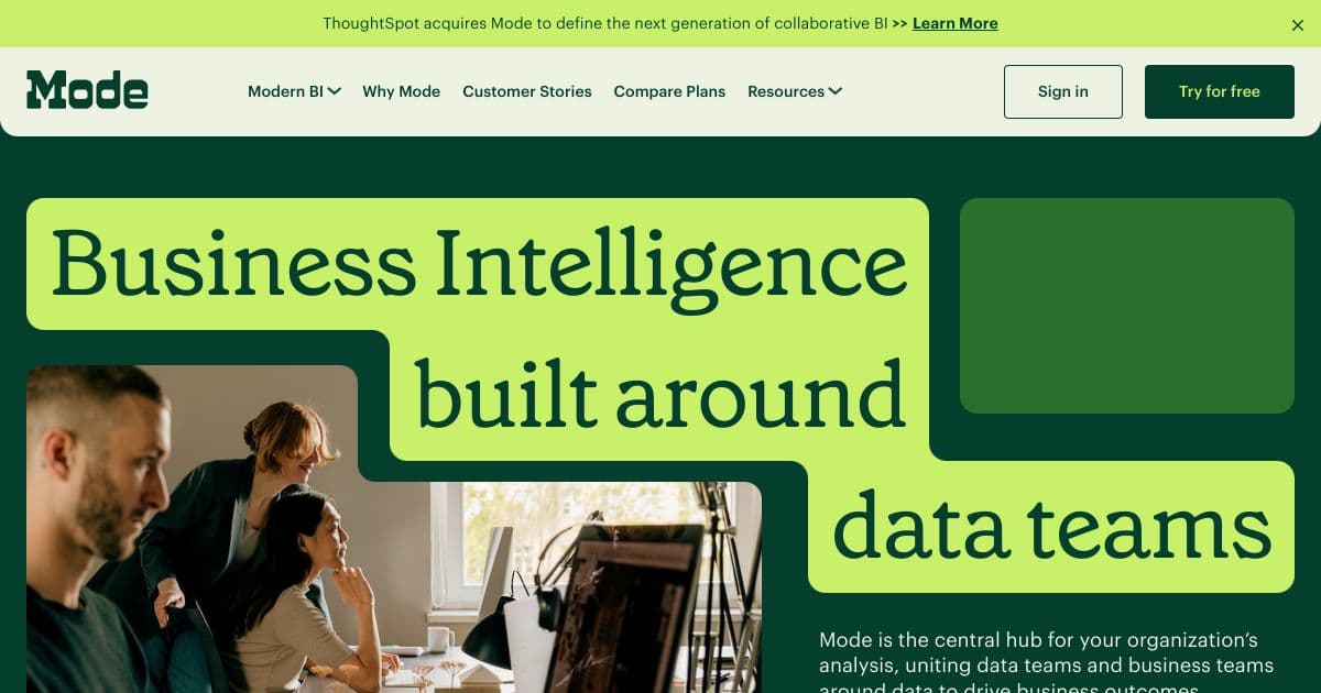 ModeAnalytics screenshot 1