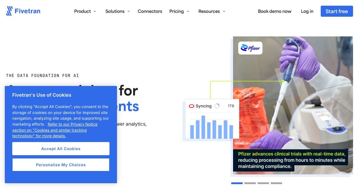 Fivetran screenshot 1
