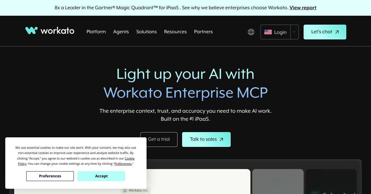 Workato screenshot 1