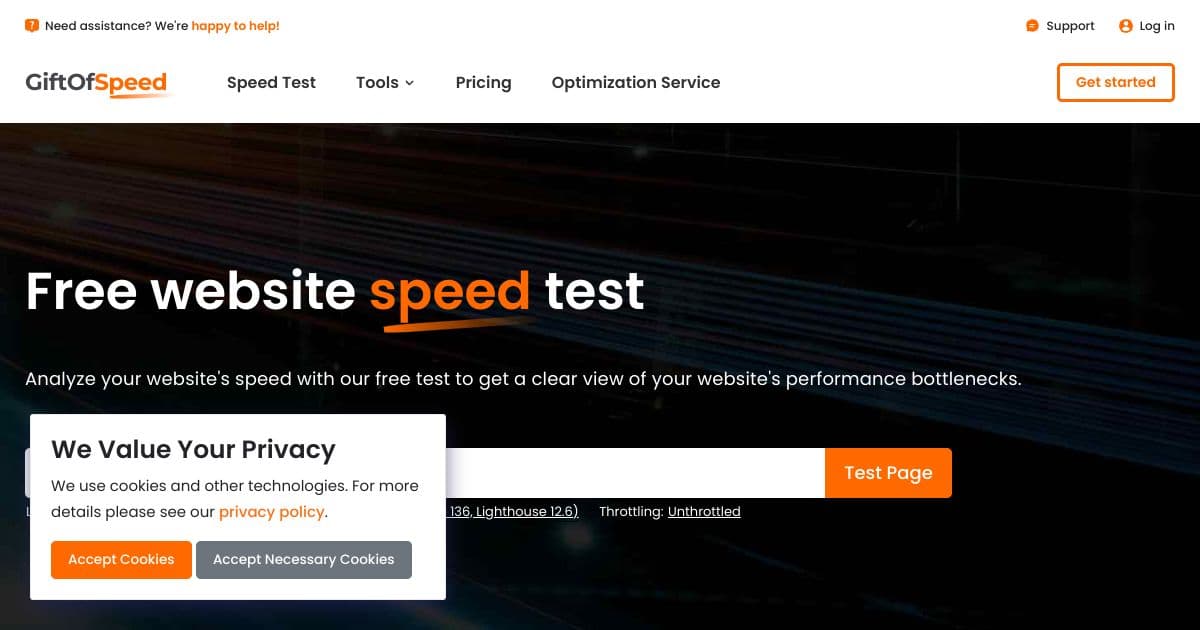 GiftofSpeed screenshot 1