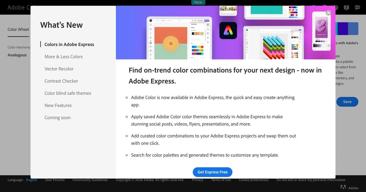 AdobeCC Color Wheel screenshot 1