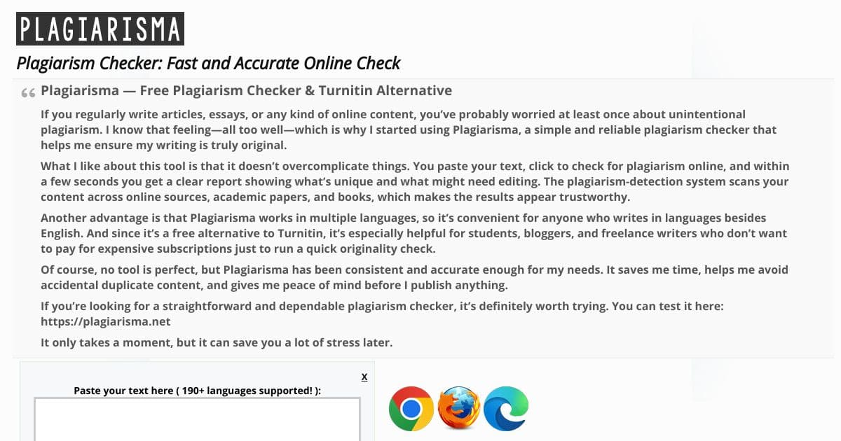 Plagiarisma screenshot 1