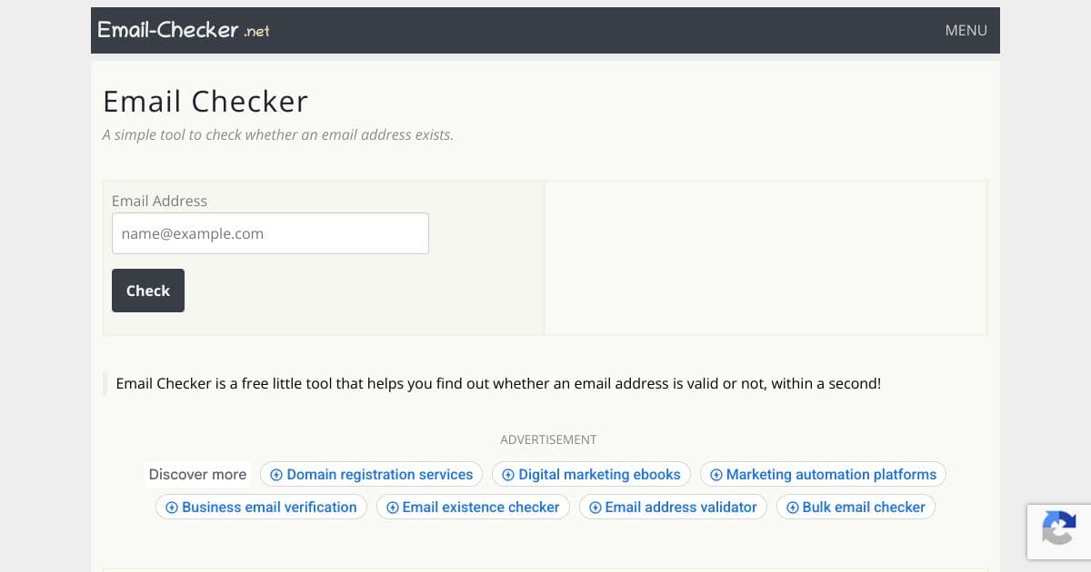 Email Checker screenshot 1