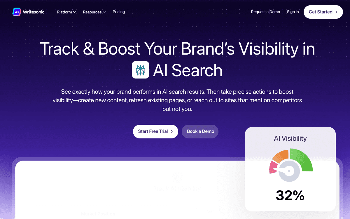 Writesonic screenshot 1