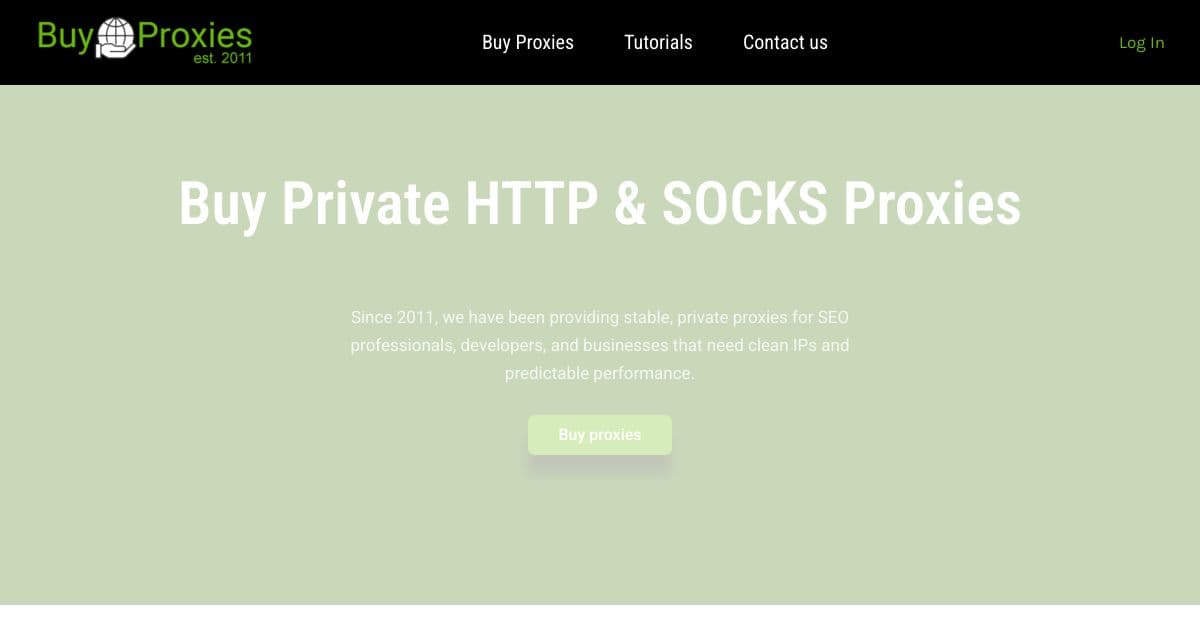 BuyProxies screenshot 1