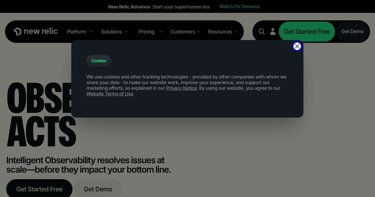 NewRelic screenshot 1
