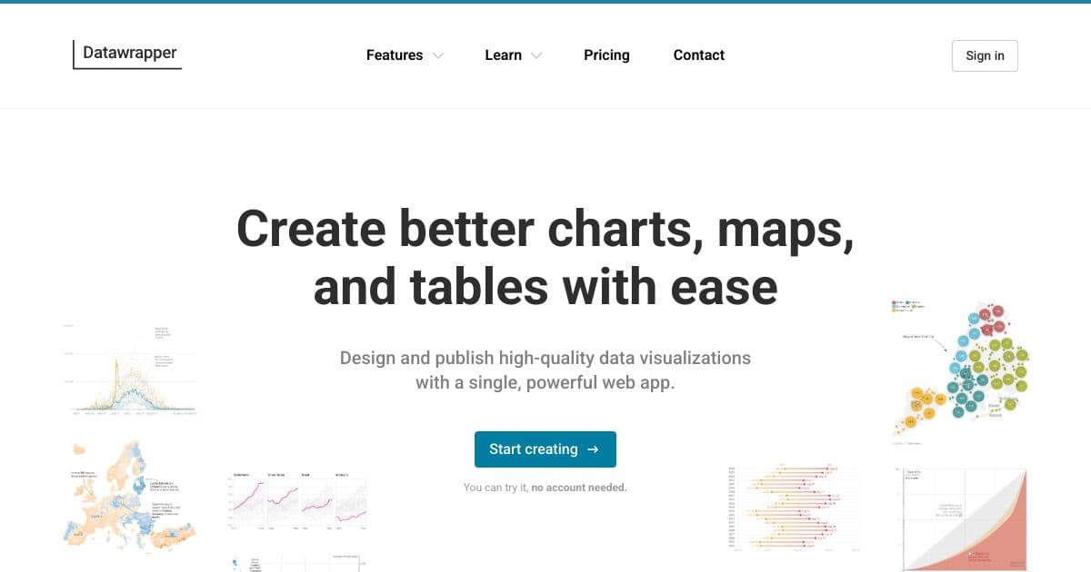 DataWrapper screenshot 1