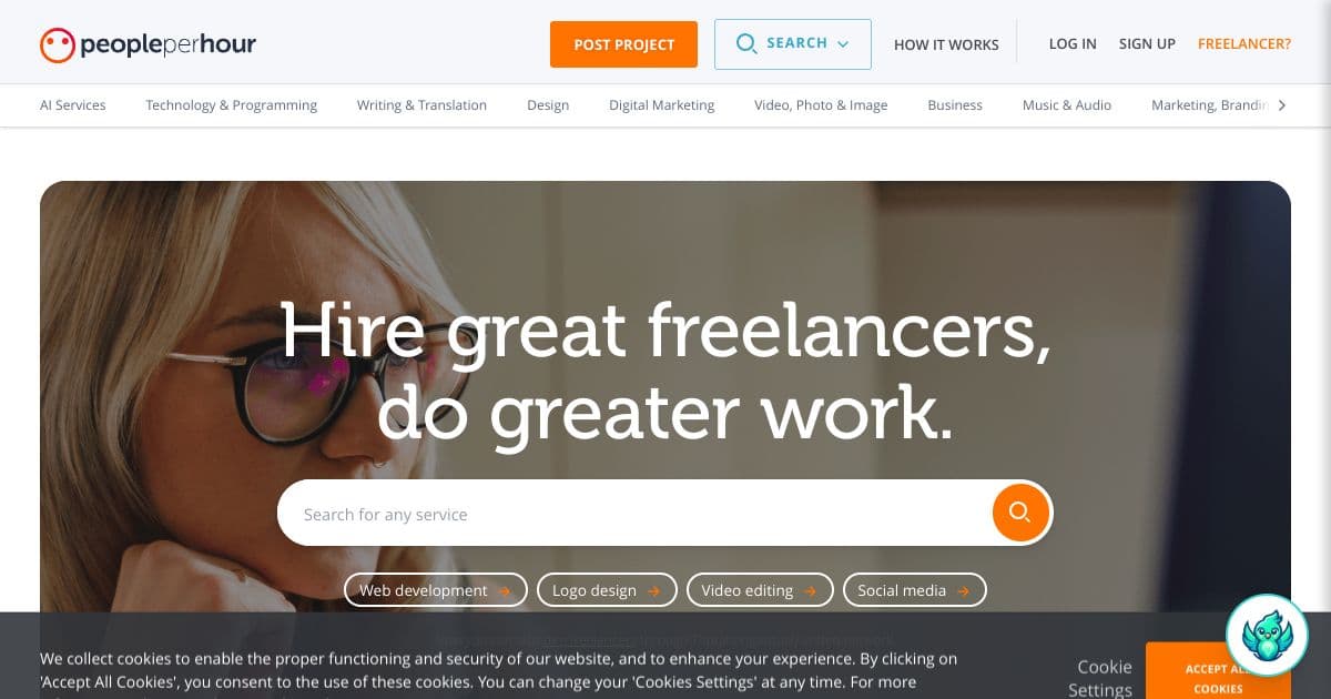 PeoplePerHour screenshot 1