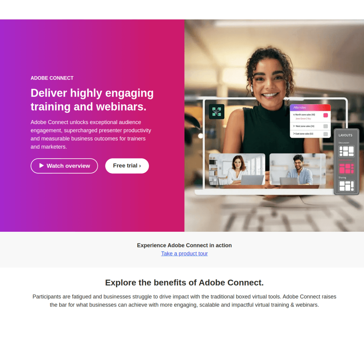 Adobe Connect screenshot 1
