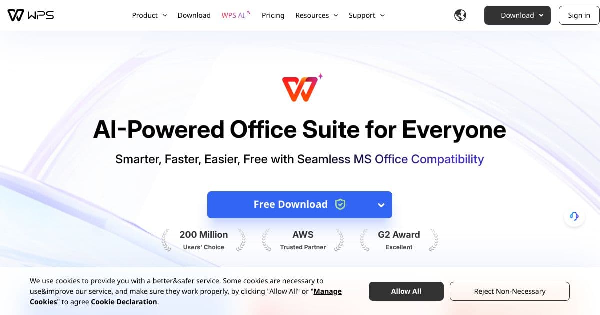 WPS Office screenshot 1