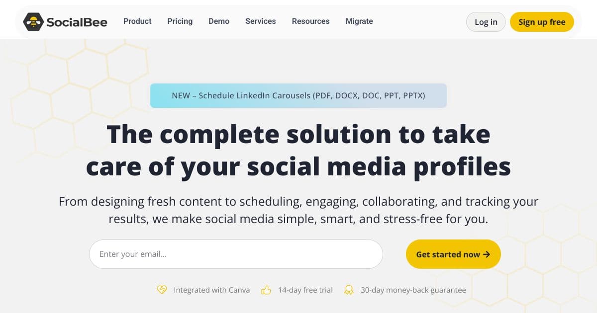 SocialBee screenshot 1