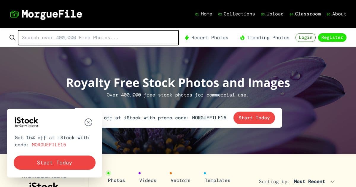 MorgueFile screenshot 1