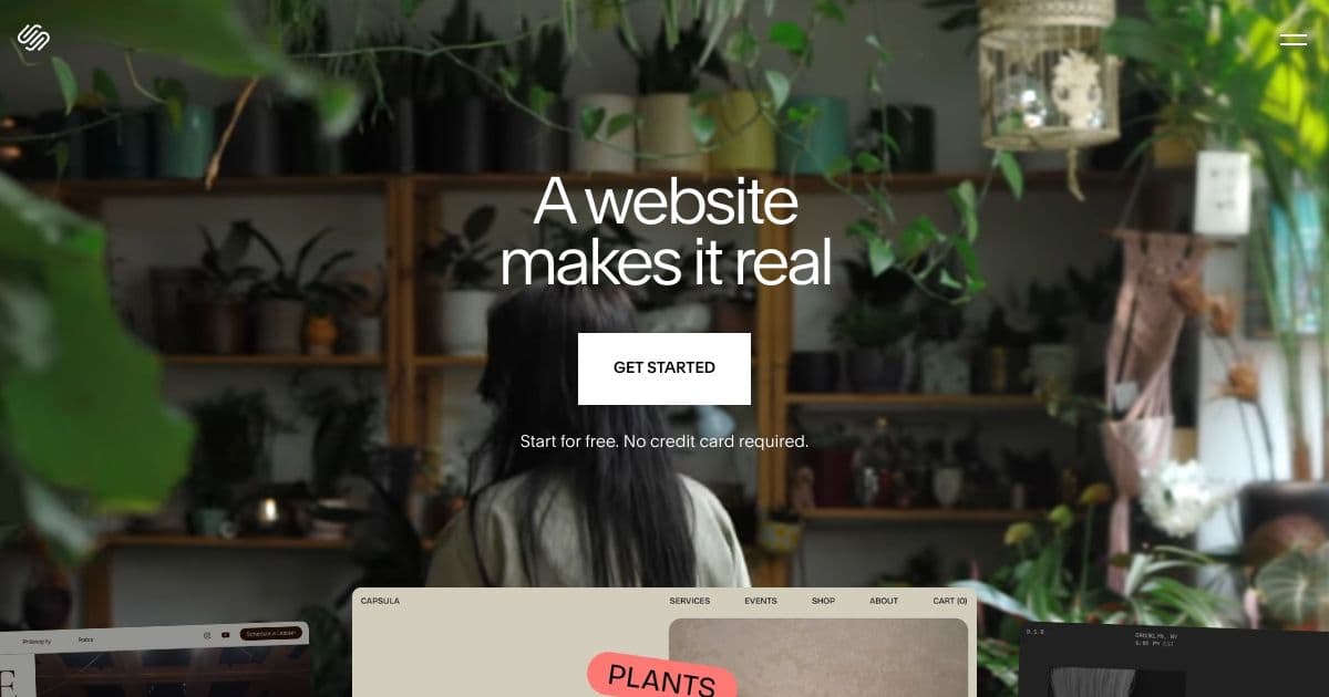 SquareSpace screenshot 1