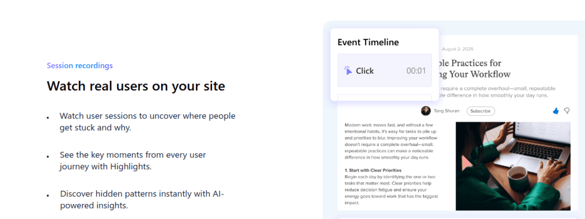 Microsoft Clarity thumbnail 2