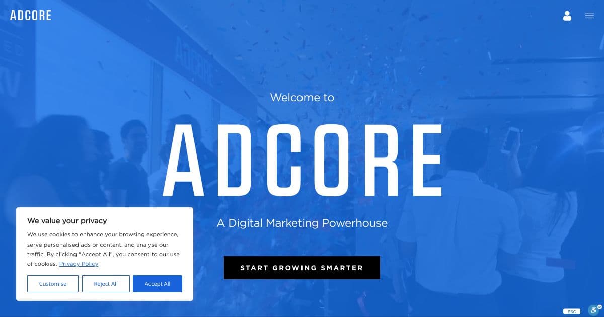 AdCore screenshot 1