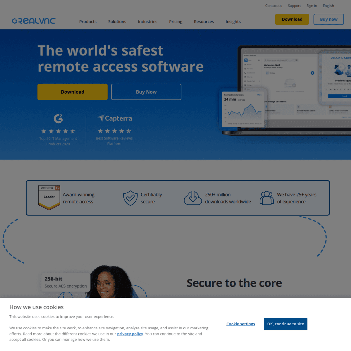 RealVNC screenshot 1