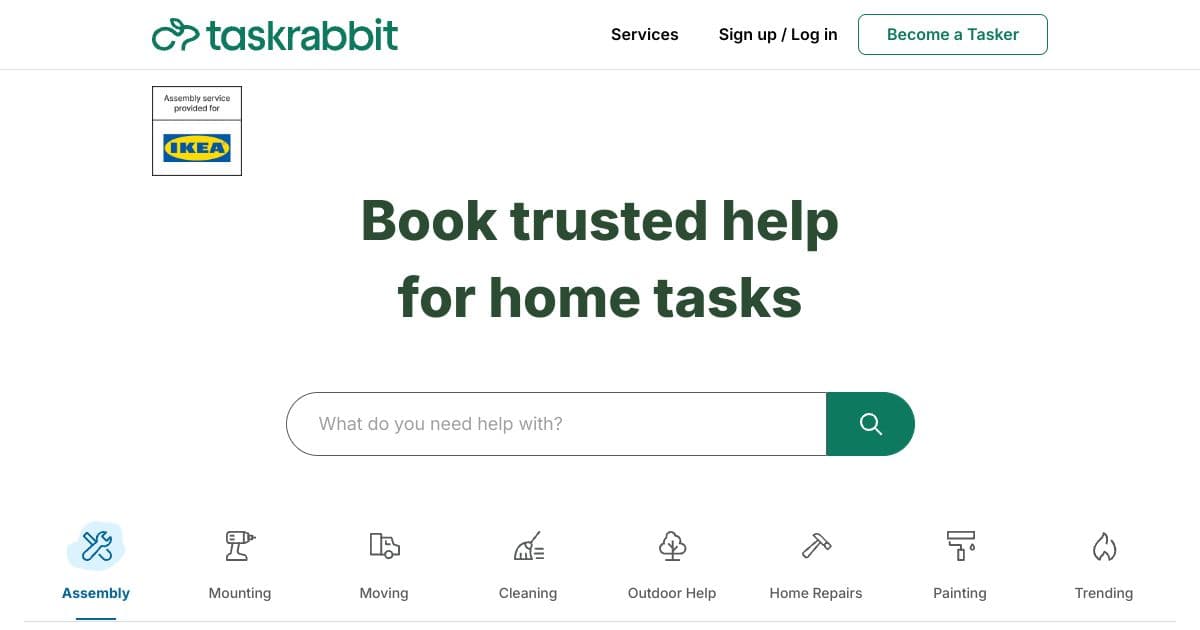 TaskRabbit screenshot 1