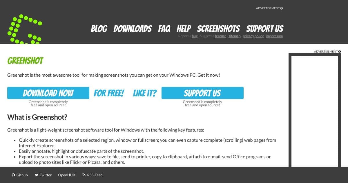 Greenshot screenshot 1