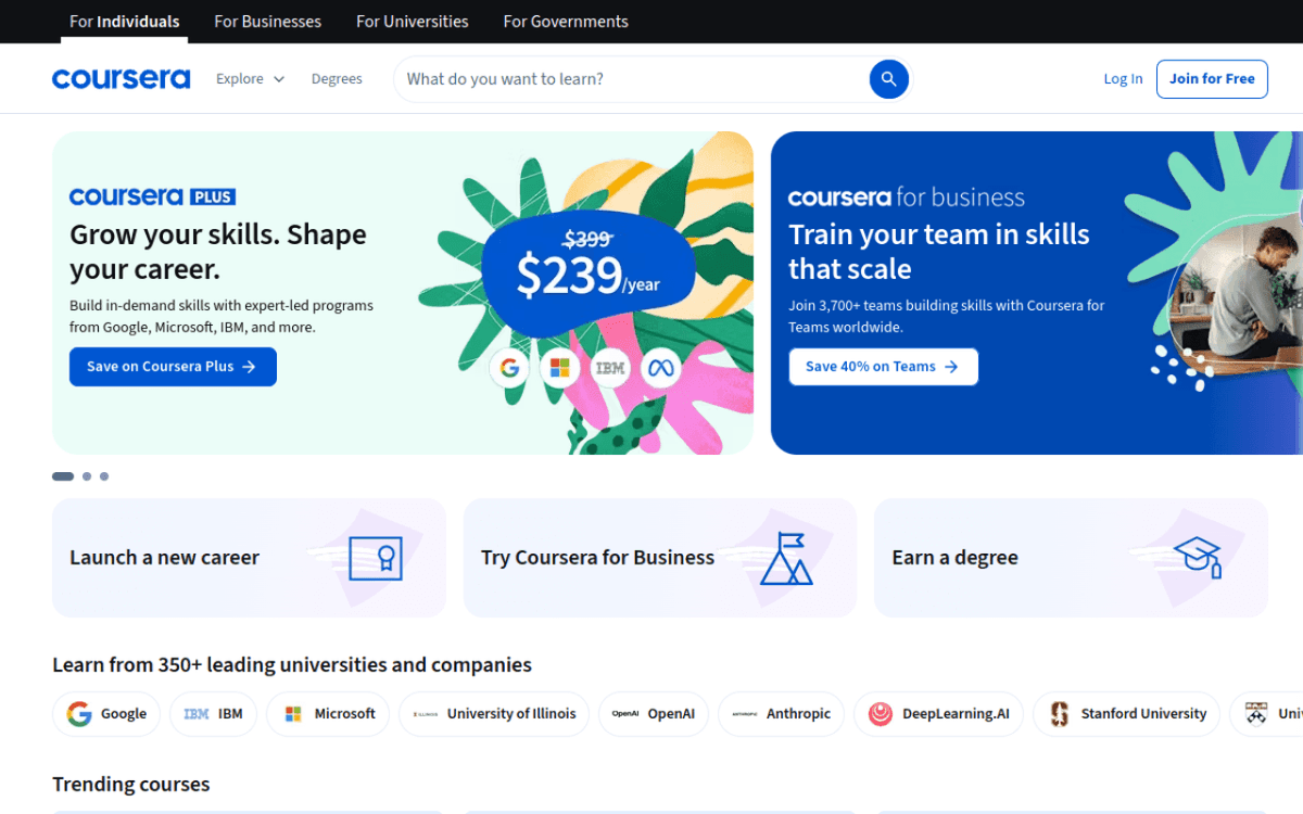 Coursera screenshot 1
