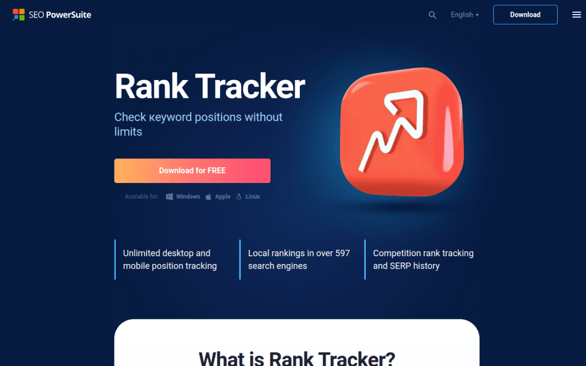 Rank Tracker screenshot 1