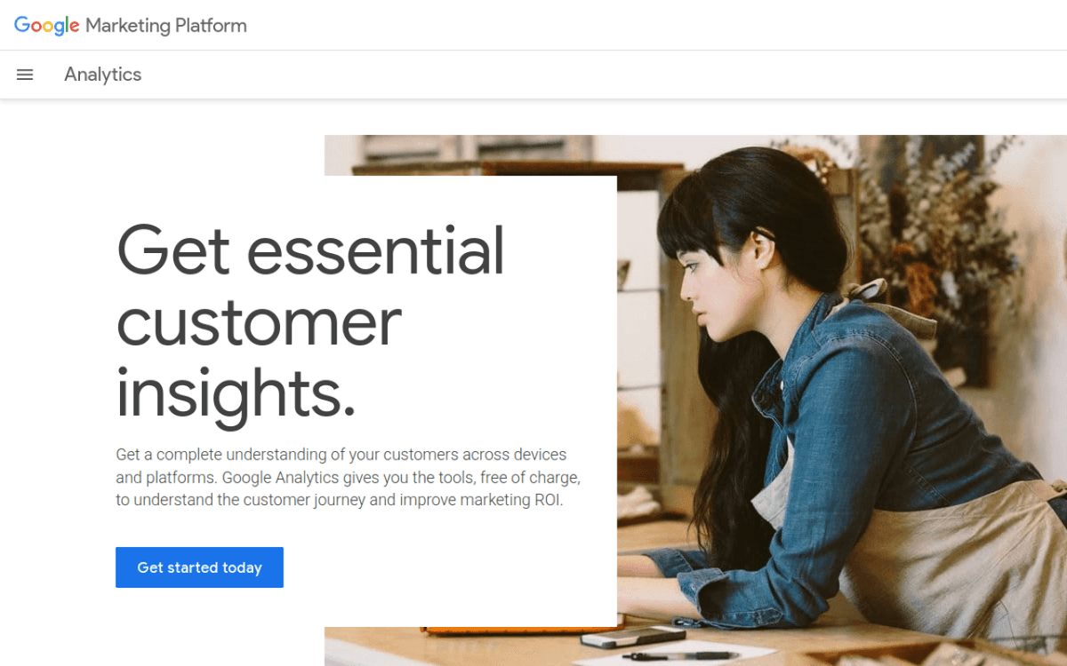 Google Analytics screenshot 1