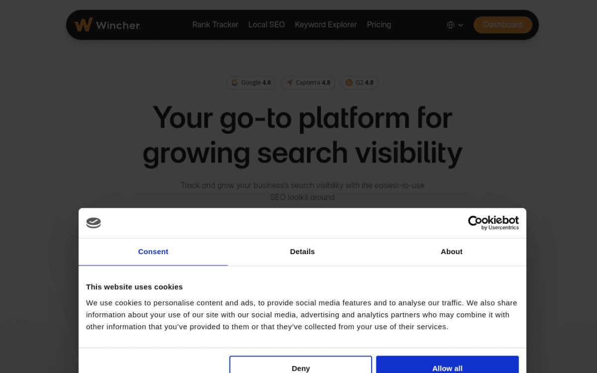 Wincher screenshot 1