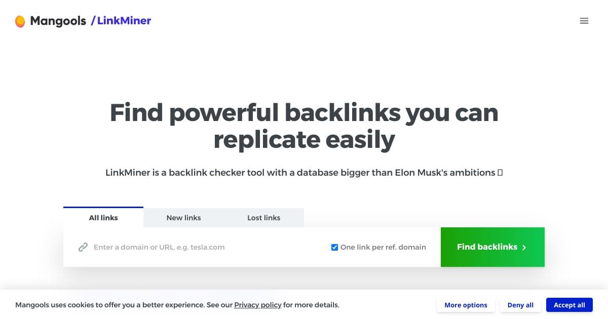 LinkMIner screenshot 1