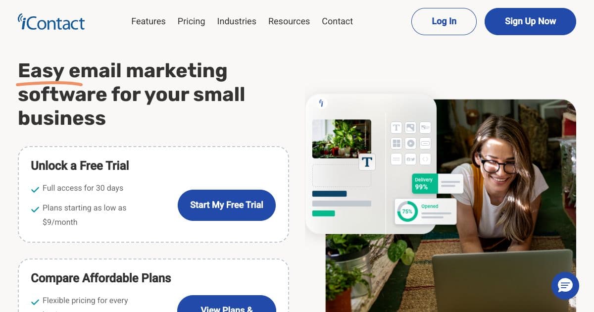 iContact screenshot 1