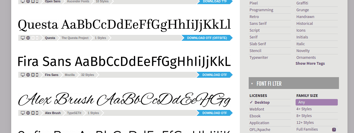 Font Squirrel thumbnail 2