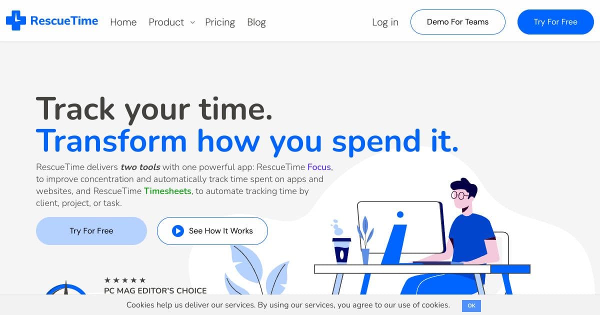 RescueTime screenshot 1