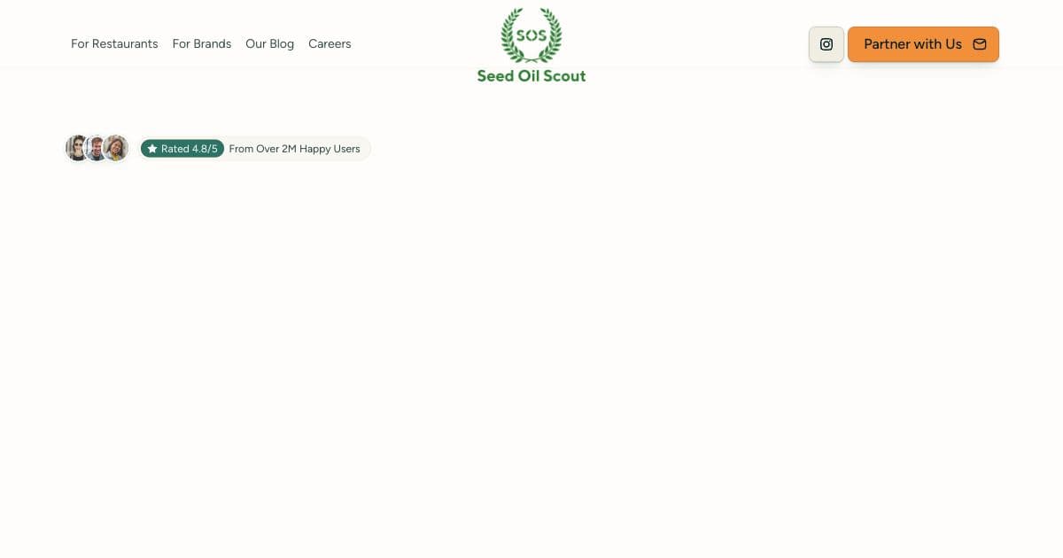 Seed Oil Scout screenshot 1