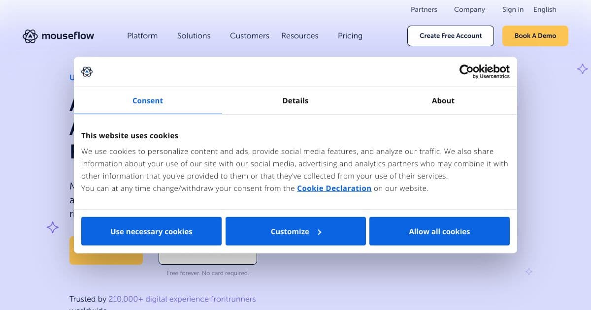 MouseFlow screenshot 1