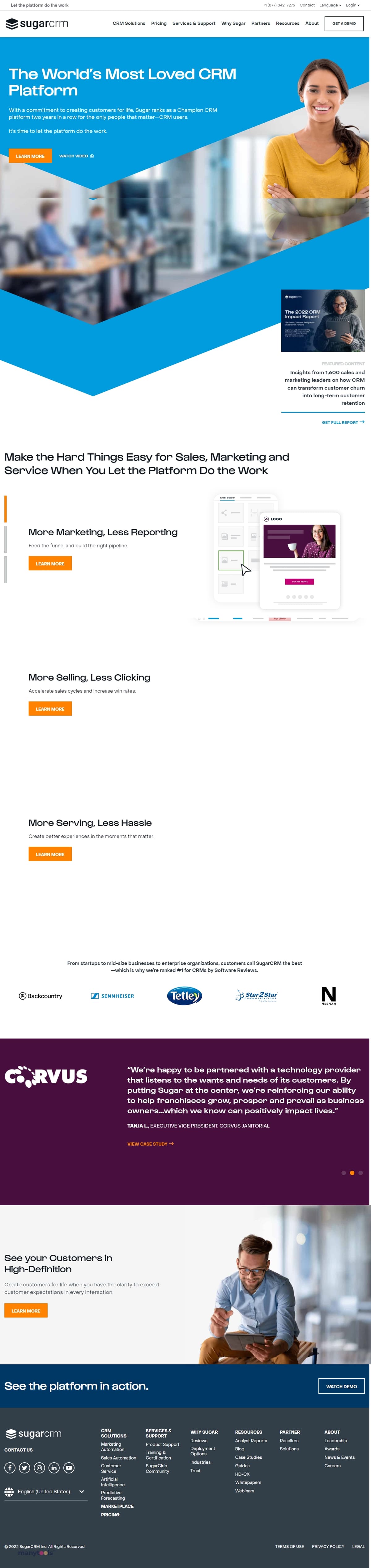 SugarCRM screenshot 1