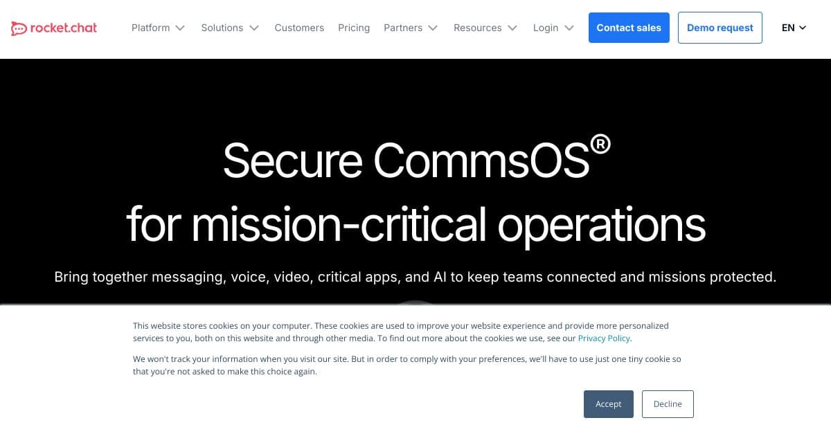 RocketChat screenshot 1