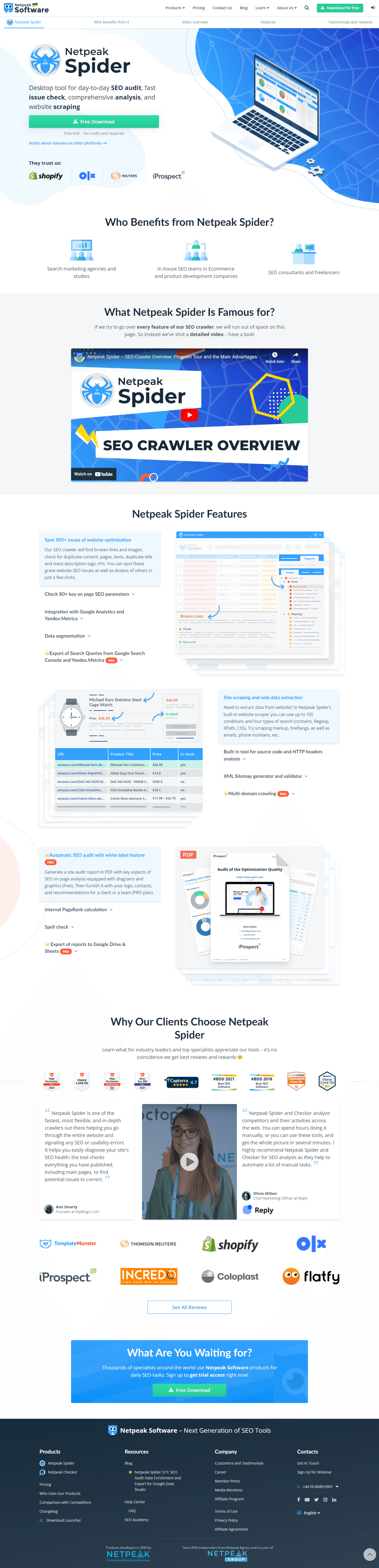 Netpeak Spider screenshot 1