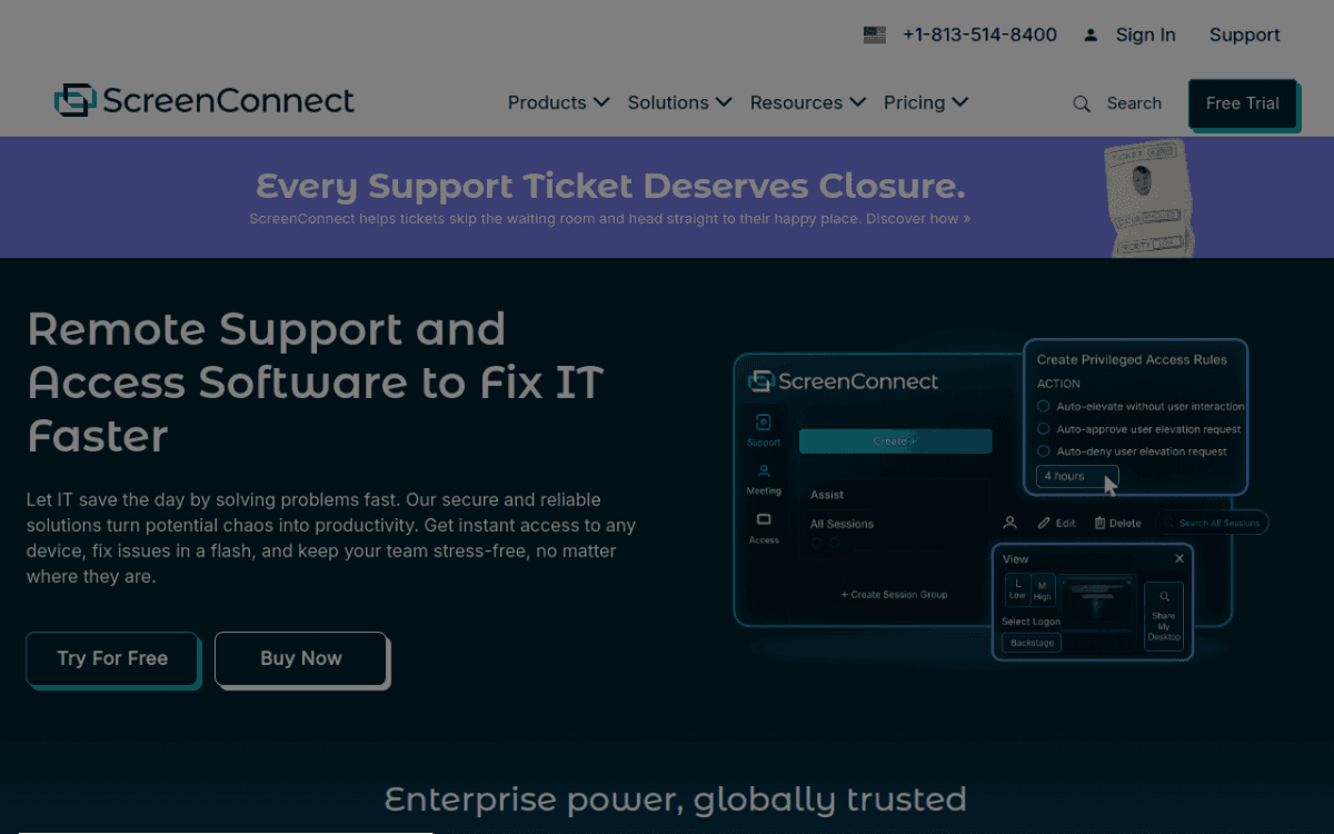 ScreenConnect screenshot 1