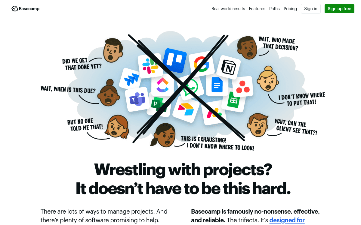 BaseCamp screenshot 1