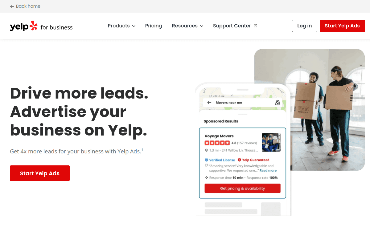 Yelp Ads screenshot 1