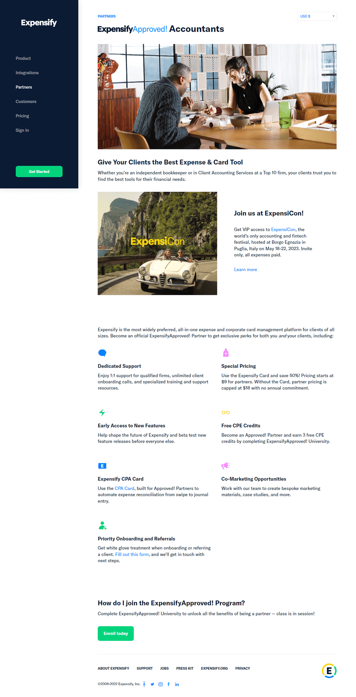 Expensify screenshot 1