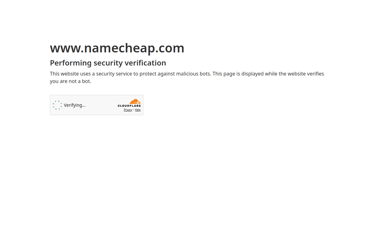 NameCheap screenshot 1